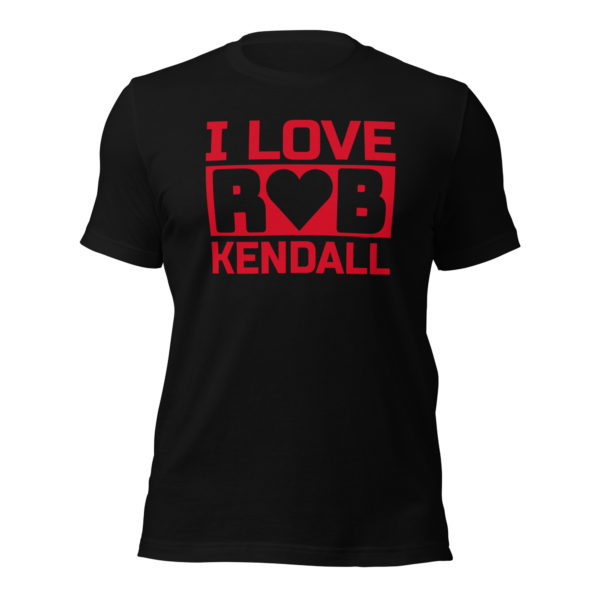 I Love Rob Kendall Tee in Black